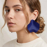 Sculpted Wavy Statement Earrings
