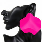 Sculpted Wavy Statement Earrings