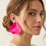 Sculpted Wavy Statement Earrings