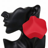 Sculpted Wavy Statement Earrings