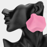 Sculpted Wavy Statement Earrings