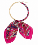 Gold Scarf Necklace