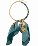 Gold Scarf Necklace