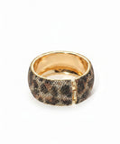 Wide Pave Hinged Bracelet