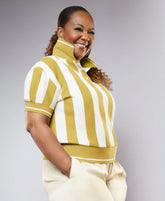 Stripe Polo Top