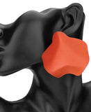 Sculpted Wavy Statement Earrings