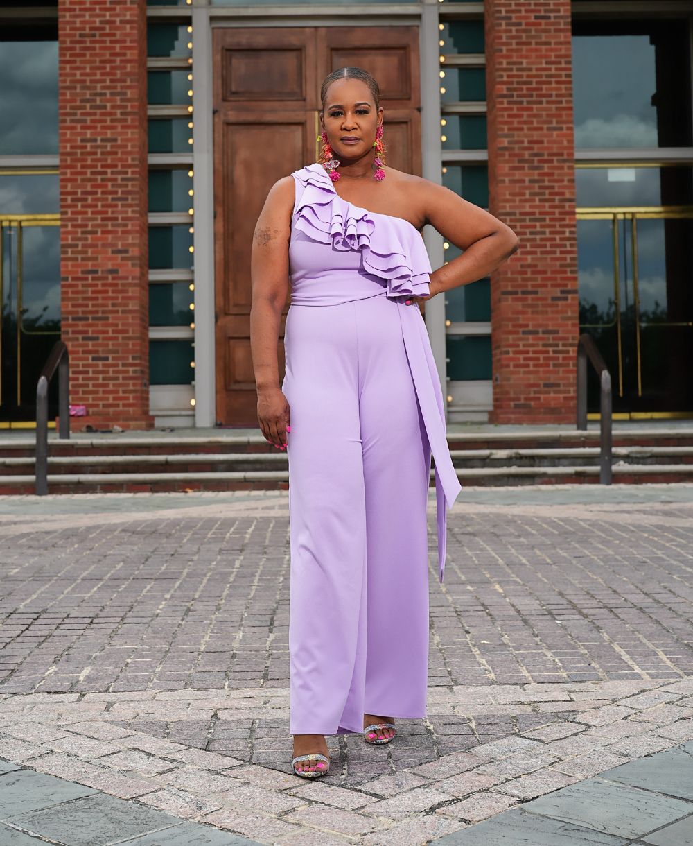 One Shoulder Jumpsuit