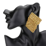 Bling Studded Wavy Earrings
