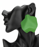 Sculpted Wavy Statement Earrings