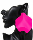 Sculpted Wavy Statement Earrings