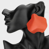 Sculpted Wavy Statement Earrings