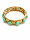 Round Stone Stretch Bracelet