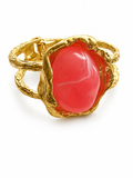 Statement Stone Hinge Bracelet