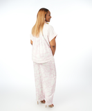 Floral Accent Pant Set