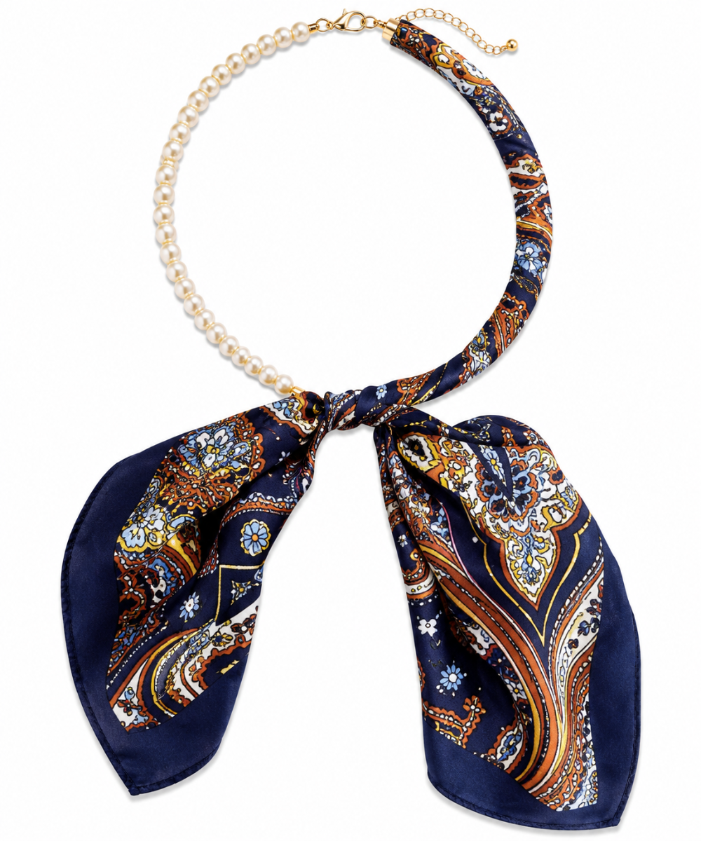 Gold Scarf Necklace