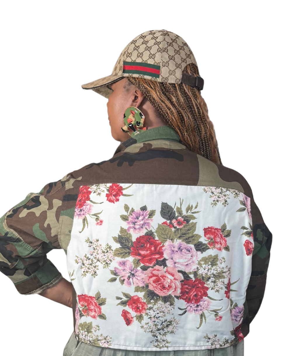 Floral Camouflage Jacket
