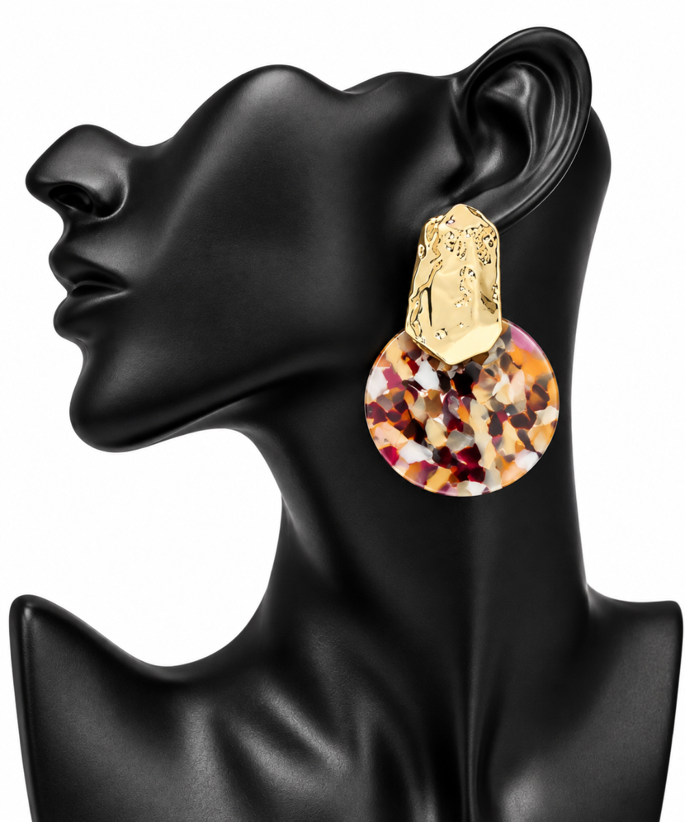 Round Door Knocker Earrings