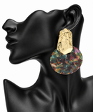 Round Door Knocker Earrings