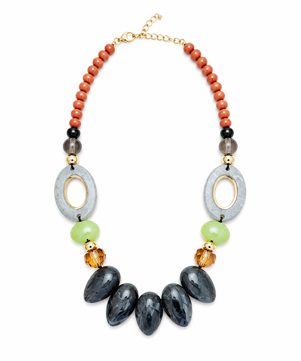 Sage and Grey Necklace