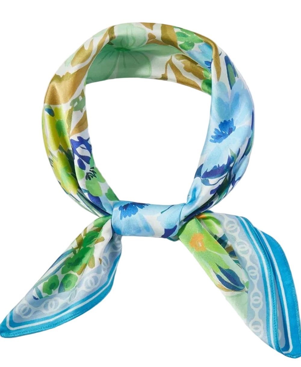 Vintage Floral Garden Scarf