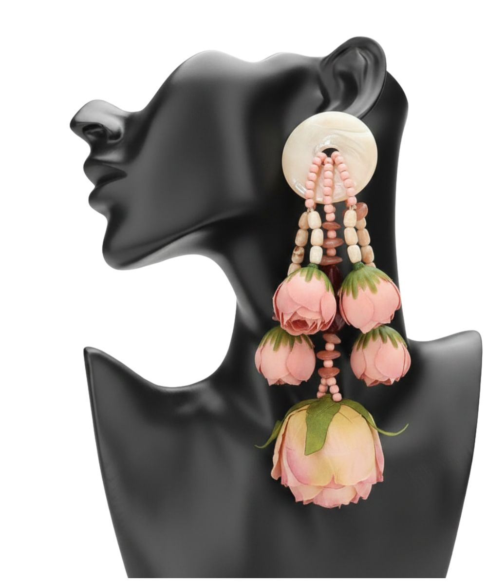 Floral Drop Earrings