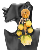 Floral Drop Earrings