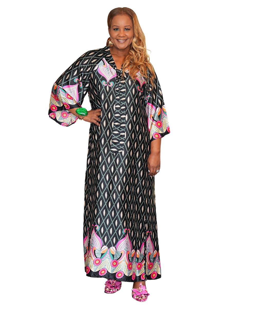 Maxi Split Floral Dress