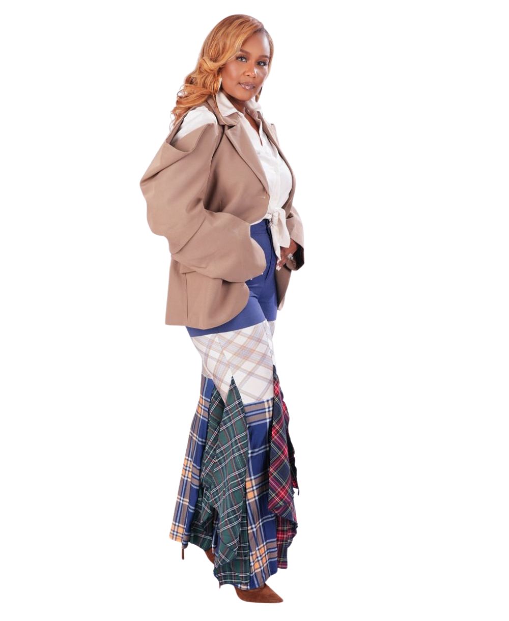 Open Shoulder Blazer