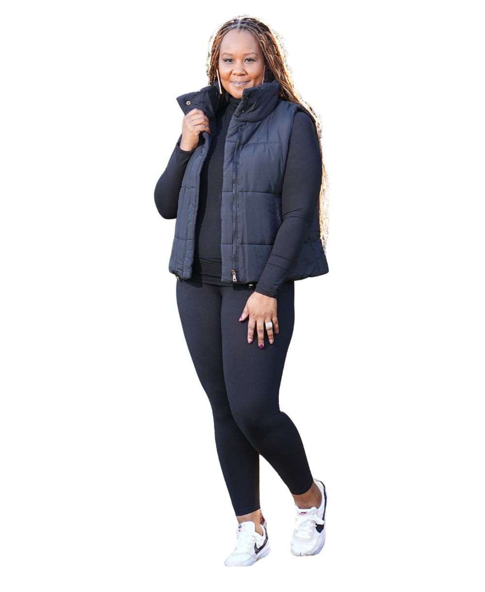 Nylon Puffer Vest