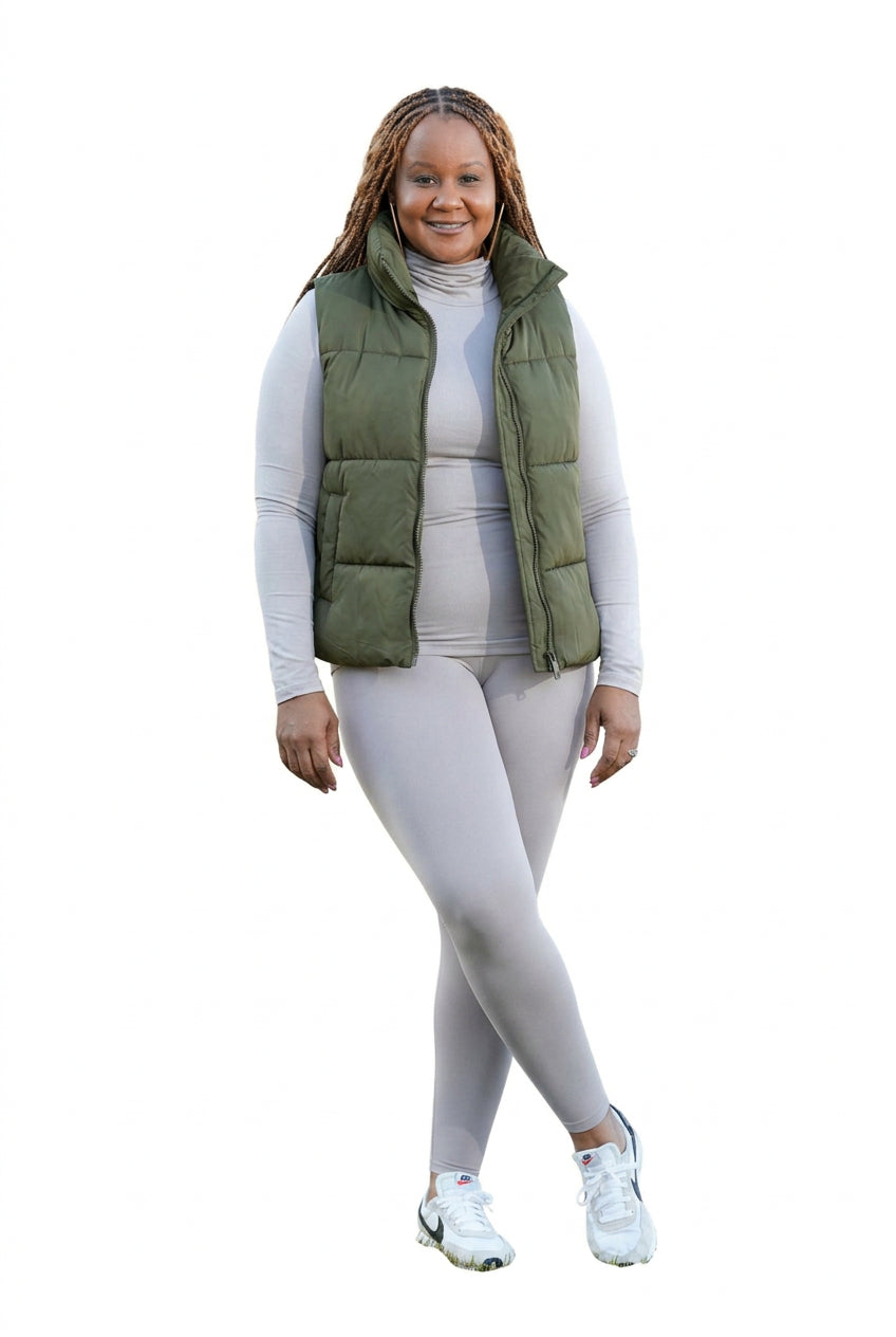 Nylon Puffer Vest