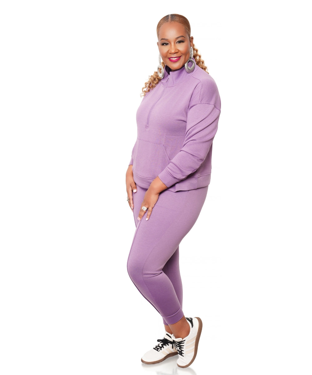 Scuba Half Zip Pocket Jogger Set