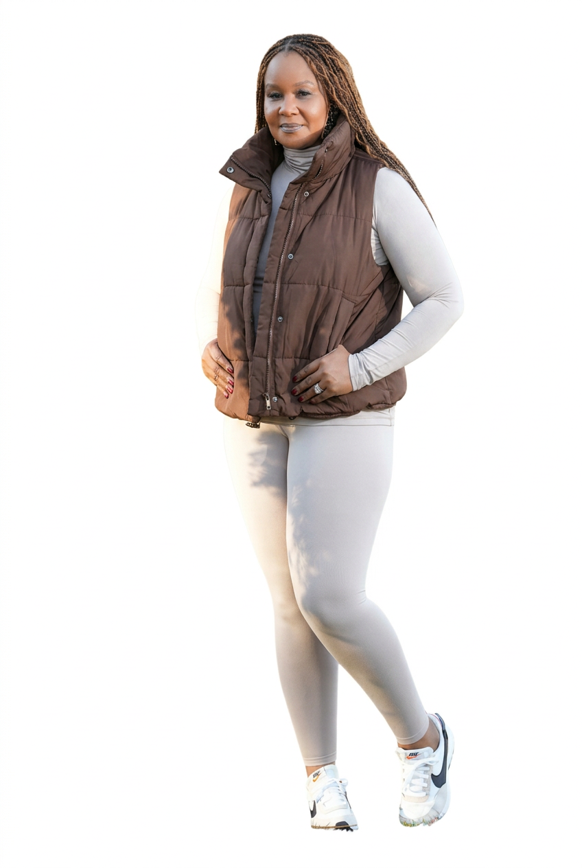 Nylon Puffer Vest
