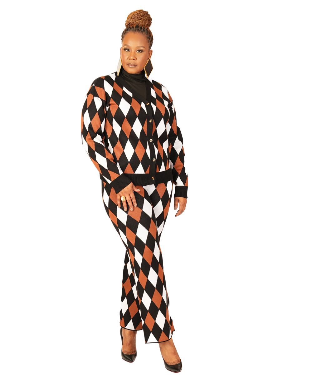 Argyle Pant Set