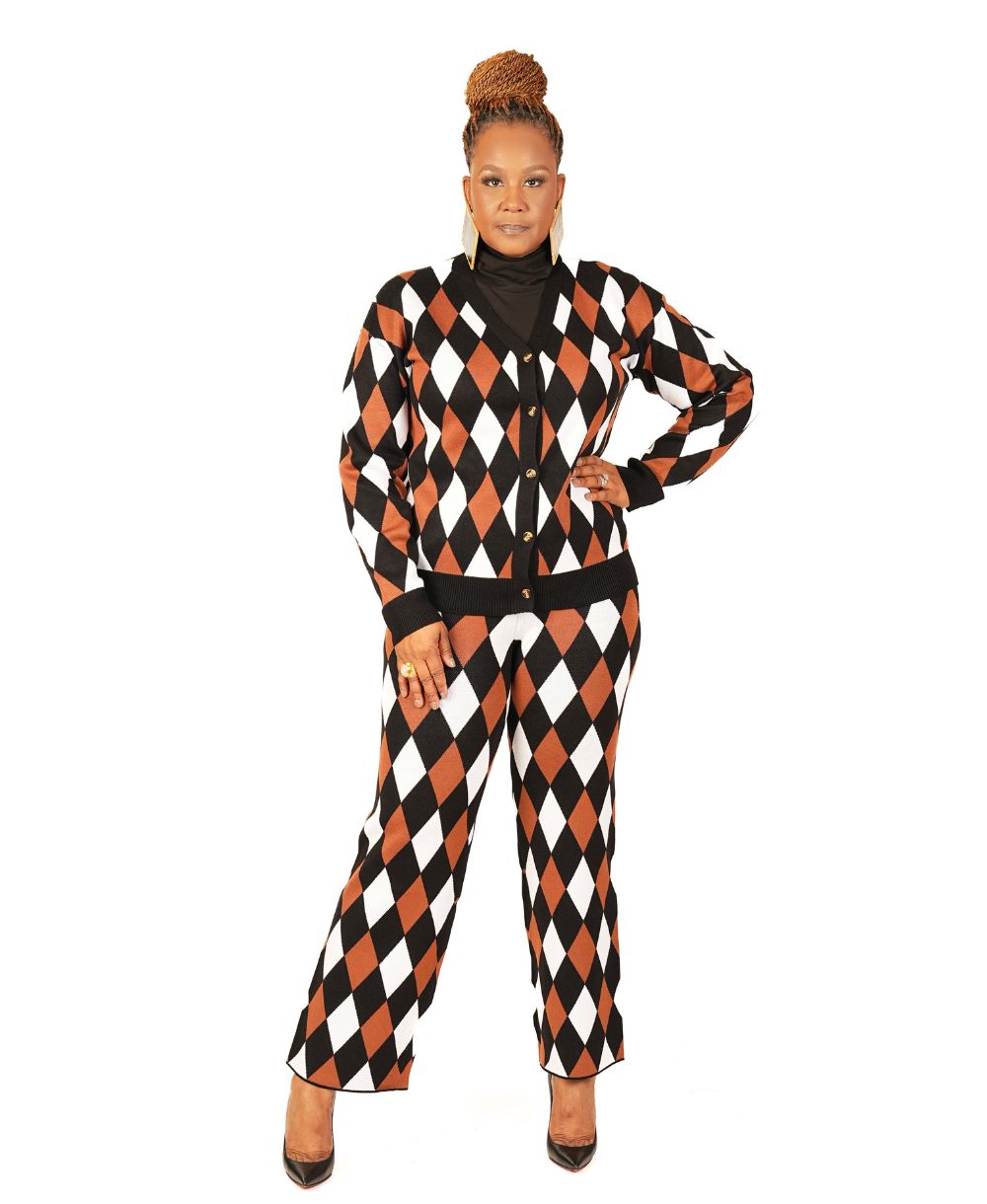 Argyle Pant Set