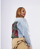 Denim Sequin Jacket