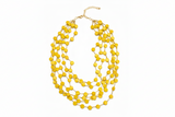 Yellow Layered Necklace
